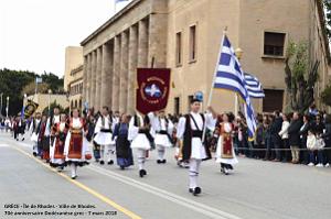 122- Rhodes- Defile Dodecanese grec
